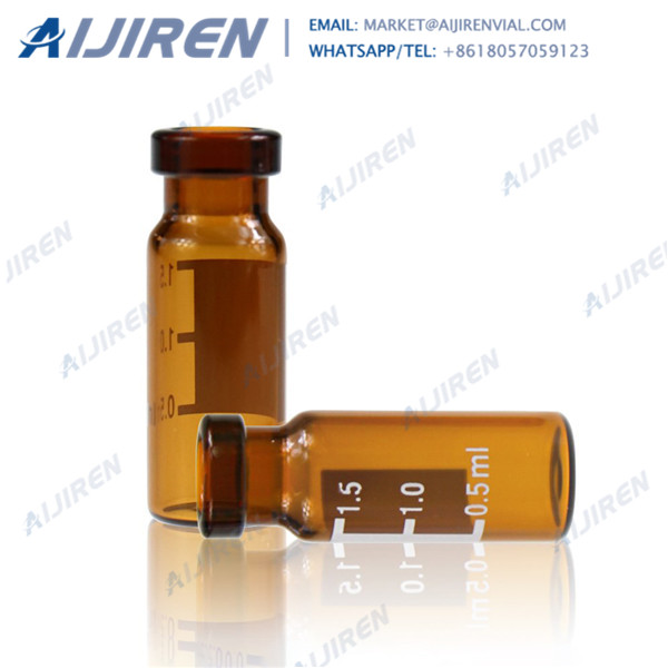 Australia crimp neck vial with writing space
